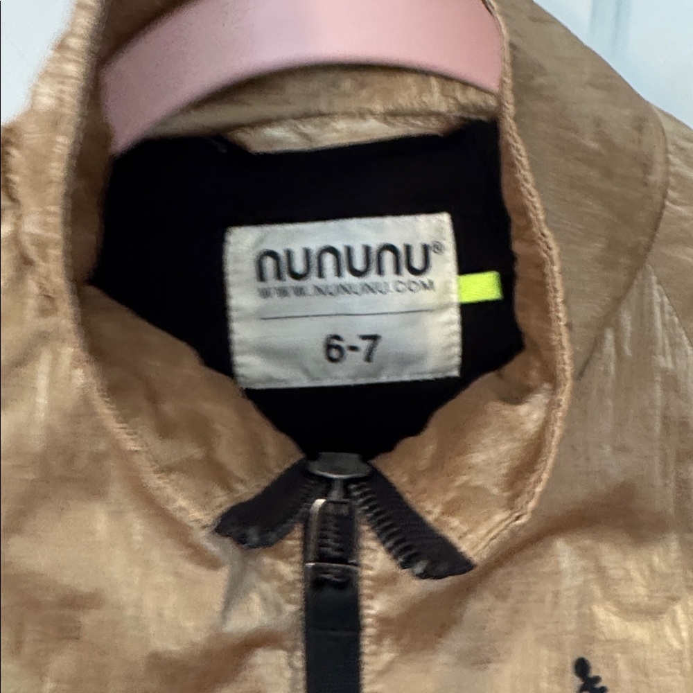 Kids Nununu gold holiday fashion jacket - Picture 2 of 5